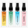 HUNKE EDP Inspired Perfume Set for Men & Women | Set of 4 Premium Long Lasting Fragrances | 8 ml Each | Travel Size Mini Perfume Gift Set | Eau de Parfum Collection - Tobaco Vanilla, Rajnigandha, Aqua Mist, Flora