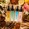 HUNKE EDP Inspired Perfume Set for Men & Women | Set of 4 Premium Long Lasting Fragrances | 8 ml Each | Travel Size Mini Perfume Gift Set | Eau de Parfum Collection - Tobaco Vanilla, Rajnigandha, Aqua Mist, Flora