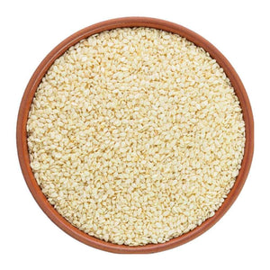 Gunvika Whole Raw White Sesame Seeds Natural White Til | Safed Til Seeds for Eating | Raw Seeds | Indian Spices & Masala