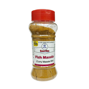 Gunvika Fish Masala Spice Mix | Multi Spice blend of Authentic Fish Curry Masala | Zero added Colours, Fillers, Additives | Vegan | Aromatic - 100 gm