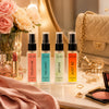 HUNKE EDP Inspired Perfume Set for Men & Women | Set of 4 Premium Long Lasting Fragrances | 8 ml Each | Travel Size Mini Perfume Gift Set | Eau de Parfum Collection - Touch me, Kallimat, Afgan, Just Be