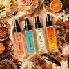 HUNKE EDP Inspired Perfume Set for Men & Women | Set of 4 Premium Long Lasting Fragrances | 8 ml Each | Travel Size Mini Perfume Gift Set | Eau de Parfum Collection - Touch me, Kallimat, Afgan, Just Be