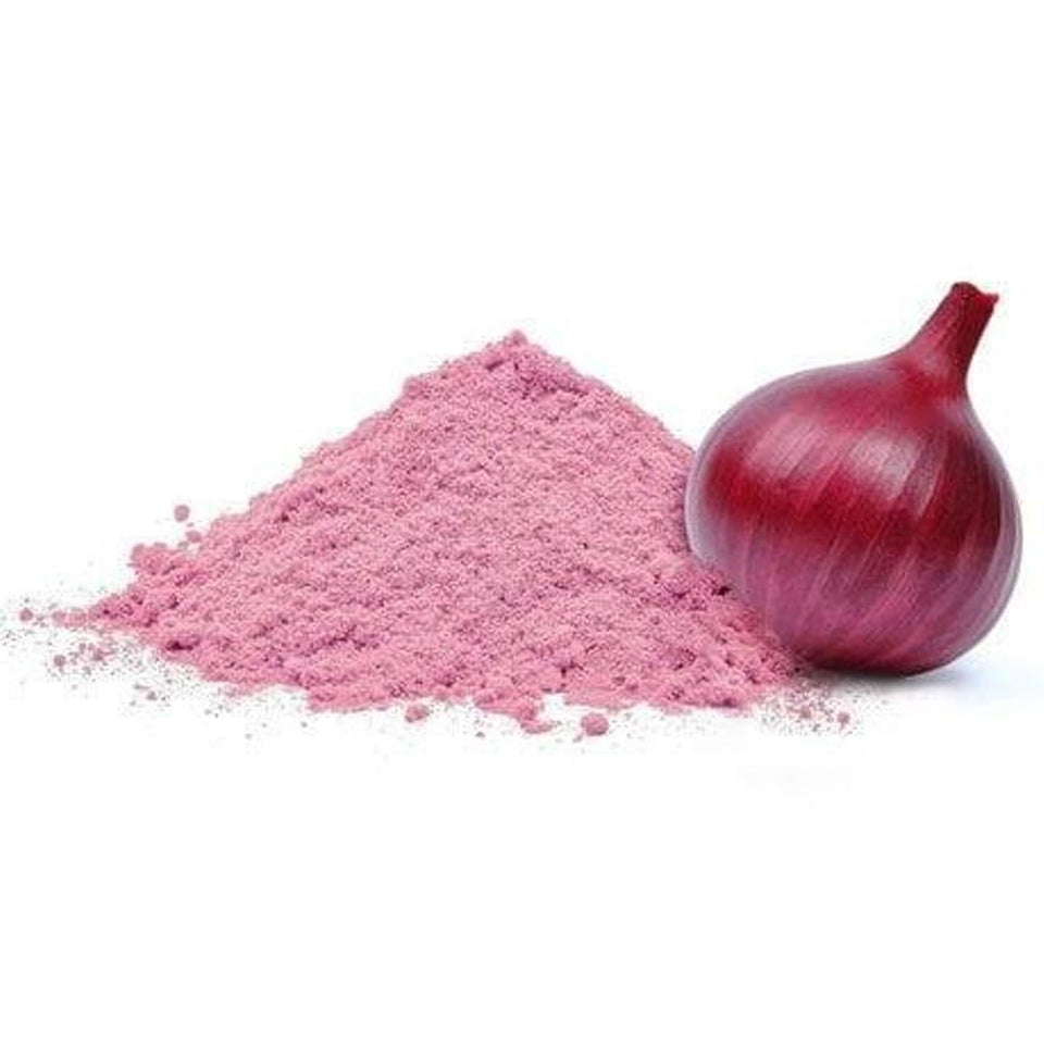 Gunvika Dry Red Onion Powder | Natural Red Onion Powder, Dehydrated, Simplifies Cooking & helps in Hair Growth | Laal Pyaz ka powder| Vegan | Aromatic - 100 gm