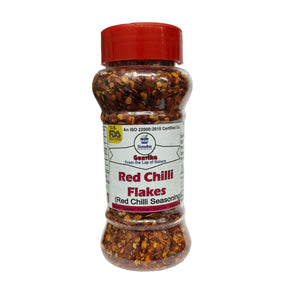 Gunvika Red Chilli Flakes | Ideal Seasoning For Pizza, Pasta and Garlic Bread | Sprinkler Jar | No Artificial Flavours and Colours| Vegan | Aromatic