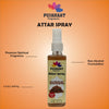 Pujahaat Premium Attar Spray | 100 ml Non Alcoholic Spray | Religious Mist | Air Freshener, Room Mist, Fabric & Linen Spray | Perfect for Prayers Rooms, Living Room, sofas, curtains, car - Guggal Fragrance