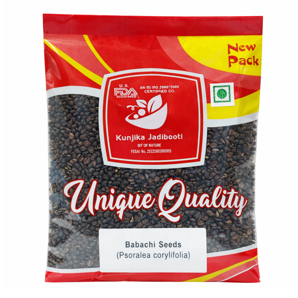 Kunjika Jadibooti Babchi Seed |Babachi Seed | Psoralea corylifolia Seed |Bakuchi Seed 100 Gram