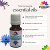 Pujahaat Blue Lotus Essential Oil |Therapeutic Grade, Pure & Natural | for Home, Diffusers, Skin, Aromatherapy, Bath, Massage, Humidifiers, Soap and Candle making - Vegan & Cruelty free - 15 ml