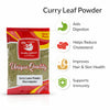 Kunjika Jadibooti Curry leaves Powder | Karuveppilai Powder | Kadi Patta Powder | Karibevu Powder for Hair & Eating (100 GM)