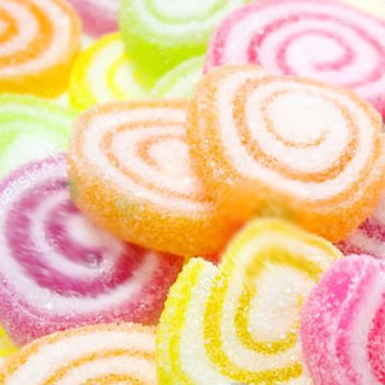 Gunvika Mix Fruit Jelly Spiral Candy Jelly Fruits Pop Soft Candy Jalebi Shape Jelly Beans - 200 gm