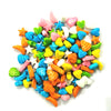 Gunvika Star, Heart, Banana, Strawberry Shaped Sweet Candy Topping (Sprinkles) for Kids Eating / Mixed Shape Candy / Sprinkles / Cake Decoration-200g