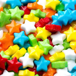 Gunvika Star Shaped Sweet Candy Topping (Sprinkles) for Kids Eating / Mixed Shape Candy / Sprinkles / Cake Decoration