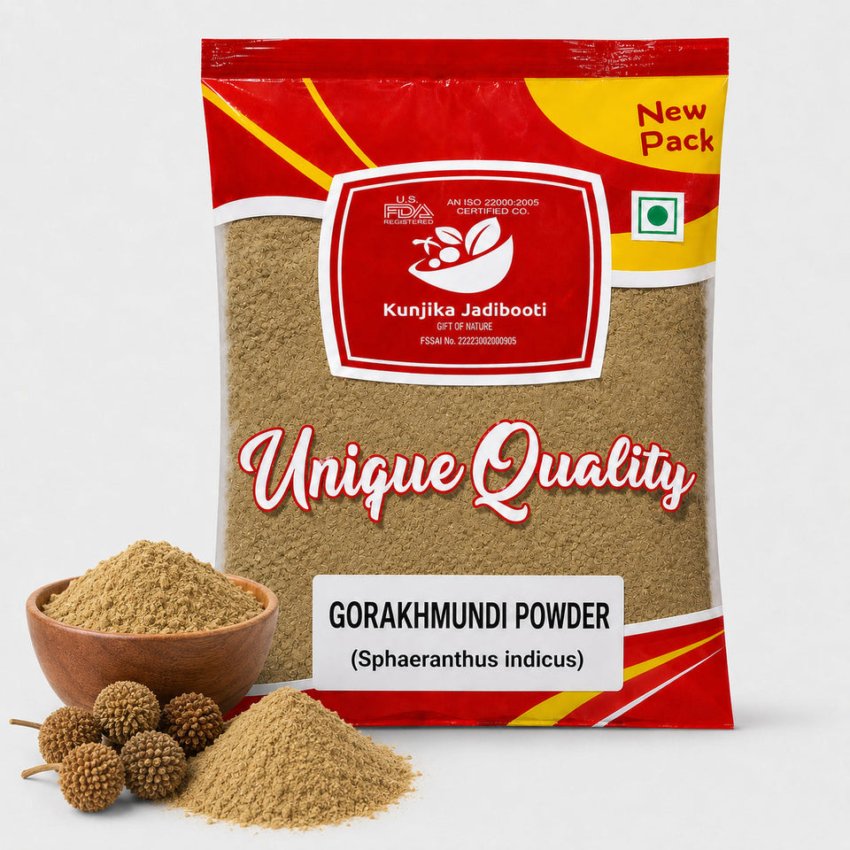 Kunjika Jadibooti Gorakmundi Powder / Sphaeranthus Indicus /Gorakhmundi Powder 100 gm
