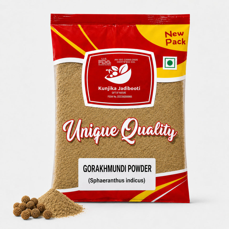 Kunjika Jadibooti Gorakmundi Powder / Sphaeranthus Indicus /Gorakhmundi Powder 100 gm