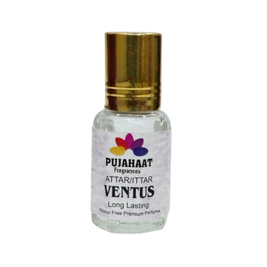 Pujahaat Premium Alcohol Free Attar | Ittar 6ml, Long-Lasting Travel Size Roll-On, Best Inspired Attar Fragrance Oil - Ventus