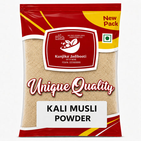Kunjika Jadibooti Kali Musli - Curculigo Orchiodes - Black Musli Powder -100 grams