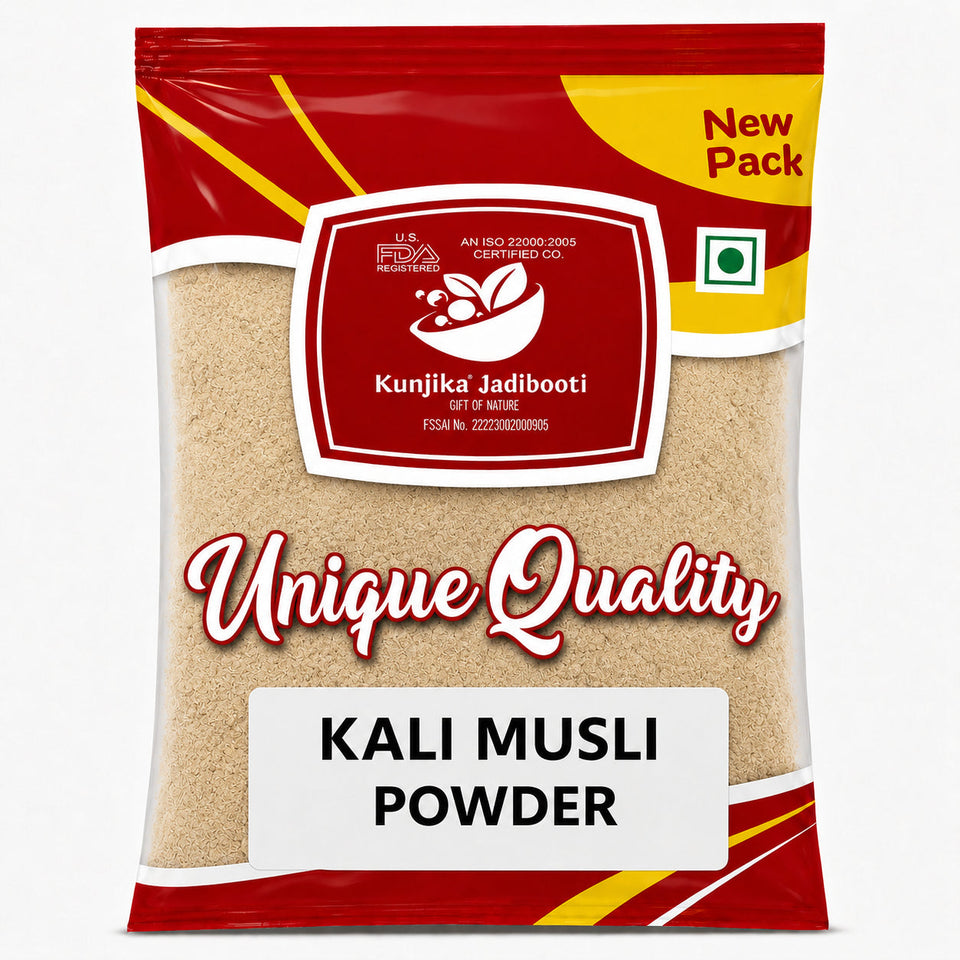 Kunjika Jadibooti Kali Musli - Curculigo Orchiodes - Black Musli Powder -100 grams