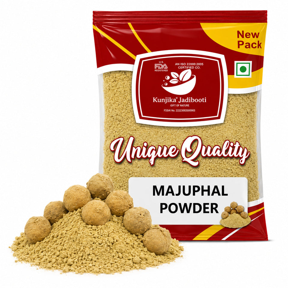 Kunjika Jadibooti Majuphal Powder - Masikai - Oak Gall - Quercus Infectoria Powder -100 grams