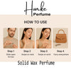 Hunke® Solid Perfume | Alcohol-Free Solid Perfume for Men & Women | Long Lasting Natural Wax Fragrance | Travel Friendly Pocket Perfume | Handmade Luxury - Tam Dam