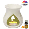 Pujahaat Sandalwood  (Chandan) Aroma Oil for Aromatherapy oils, Oil for diffusers, Humidifier oils, Oil Burners, Spa and Air Purifier 10ml Each, Sandalwood - Set of 2 (2 x 10 ml)