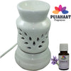 Pujahaat Sandalwood  (Chandan) Aroma Oil for Aromatherapy oils, Oil for diffusers, Humidifier oils, Oil Burners, Spa and Air Purifier 10ml Each, Sandalwood - Set of 2 (2 x 10 ml)