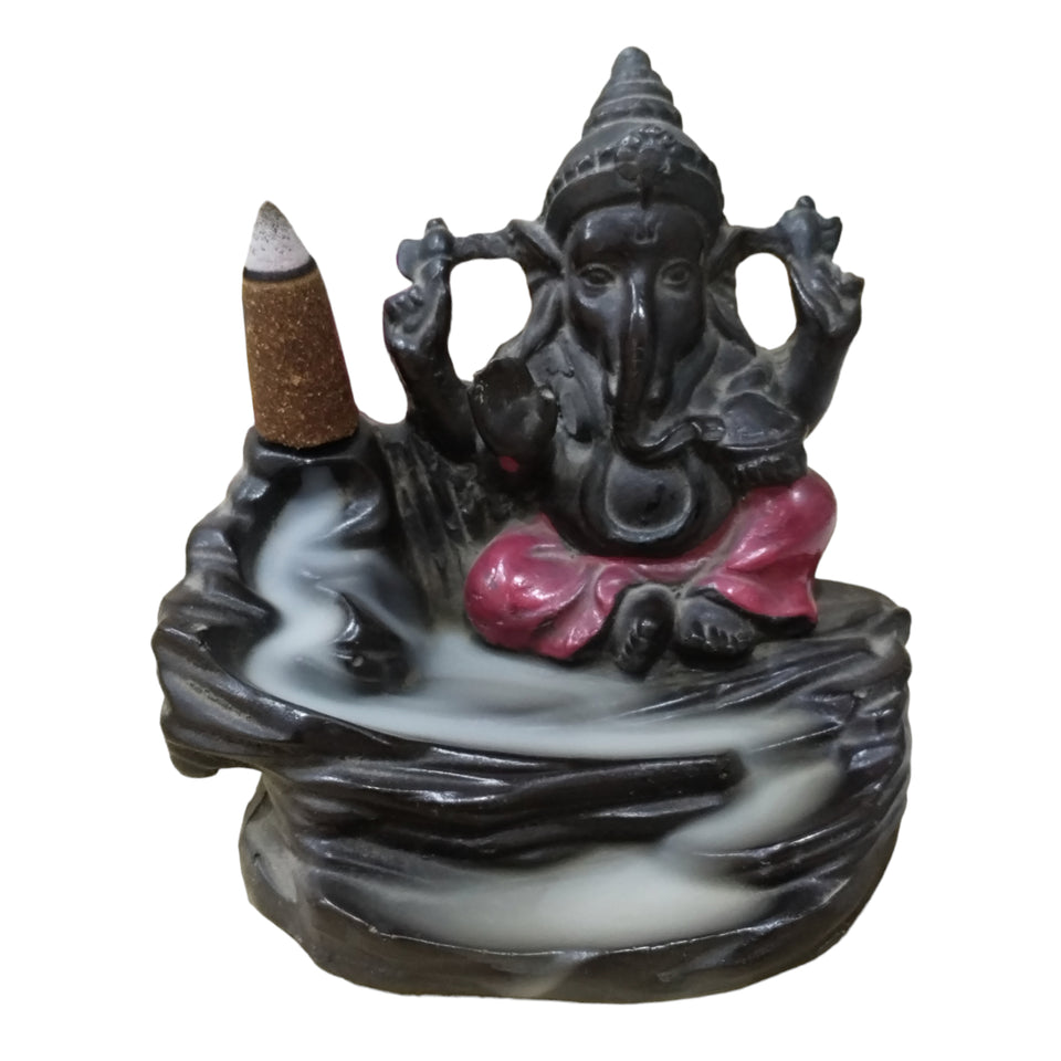 Gunvika Scented Incense Backflow Cone Dhoop | No Charcoal No Bamboo | Aromatic Smoke Fountain | Pooja, Rituals & Special Occasions, Dhoop Batti Bambooless Rose (Gulab) Fragrance