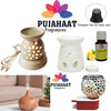 Pujahaat Lavender, Marigold (Genda), Orange, Rose, Lemon Aroma Oil for Aromatherapy oils, Oil for diffusers, Humidifier oils, Oil Burners, Spa and Air Purifier 10ml Each - Set of 5 (5 x 10 ml) AO6