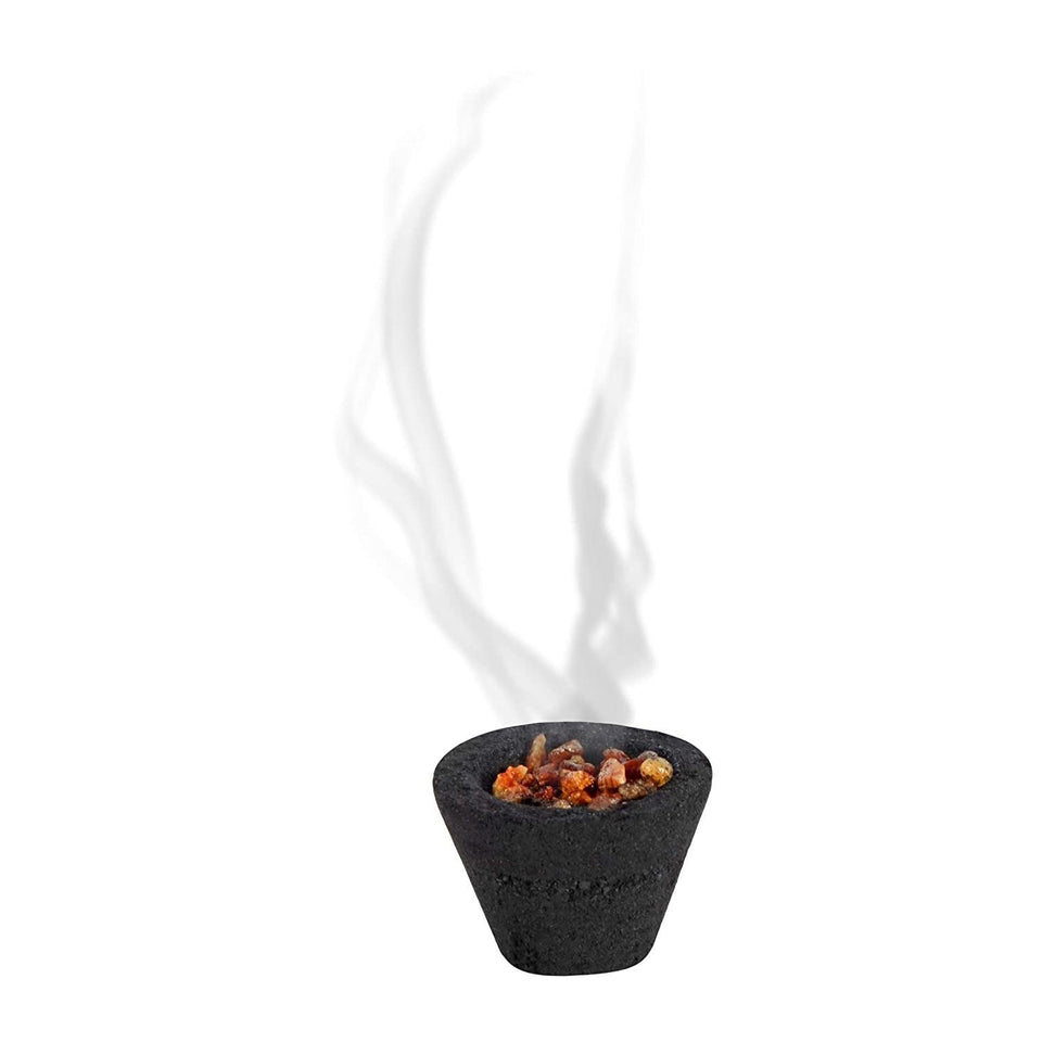 Kunjika Jadibooti Guggal Organic Havan Cups/Sambrani Cups | Sambrani Dhoop Cups for Pooja- Jatamassi, Loban, Guggal - 15 Pcs