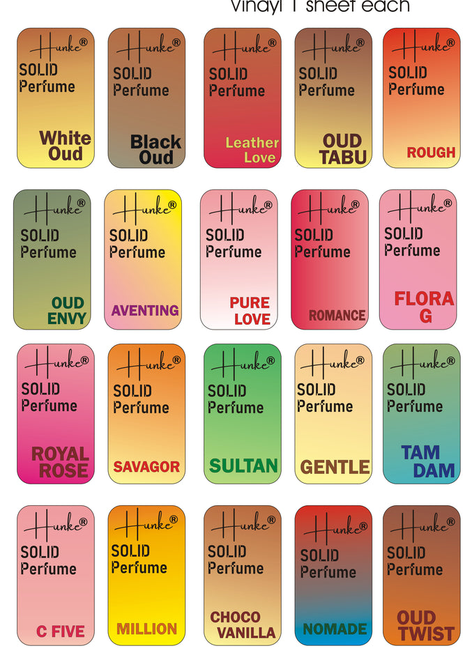 Hunke® Solid Perfume | Alcohol-Free Solid Perfume for Men & Women | Long Lasting Natural Wax Fragrance | Travel Friendly Pocket Perfume | Handmade Luxury - Flora G