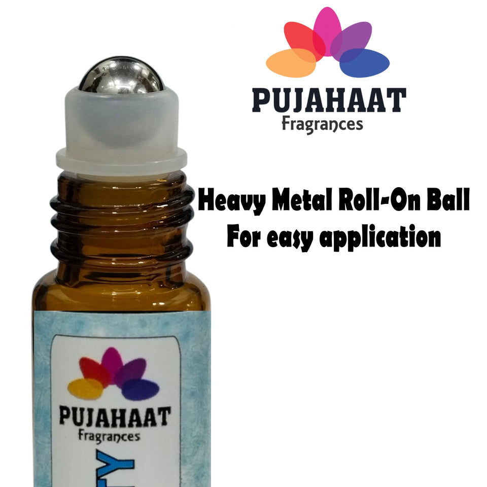 Pujahaat Focus Aromatherapy Roll-on | Blend of Essential Oils |  Boost Productivity & Mental Clarity | Reduces Distractions & Brain Fog | Ideal for Students & Professionals 10ml/0.33 fl oz - Focus Roll-on
