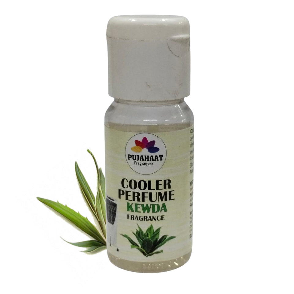Pujahaat Khus, Kewda, Pineapple, Sandalwood Cooler Perfume/Aroma Diffuser Oil or Fragrance, Long Lasting Cooler Scent/Aroma Diffuser Fragrance Oil - Multipurpose Aroma Oil Perfume for Cooler - 25 ml each (4 X 25 ml)