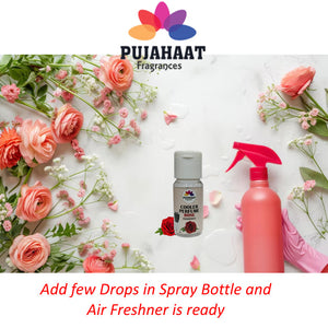 Pujahaat Lavender, Lemon, Rose, Khus, Sandalwood, Jasmine Cooler Perfume/Aroma Diffuser Oil or Fragrance, Long Lasting Cooler Scent/Aroma Diffuser Fragrance Oil - Multipurpose Aroma Oil Perfume for Cooler - 25 ml each (6 X 25 ml)