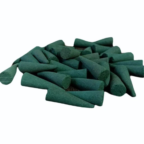 Kunjika Jadibooti Premium Scented Incense Dhoop /Cone | No Charcoal No Bamboo | for Pooja, Rituals & Special Occassions, Dhoop Batti Jasmine Fragrance - 200 Gms
