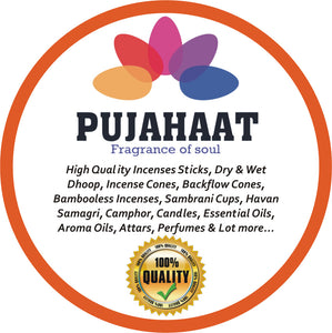 Pujahaat Premium Alcohol-Free Attar | Ittar 6ml, Long-Lasting Travel Size Roll-On, Best Citrus Attar Fragrance Oil - Lemon