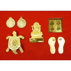 Shri DHAN LAXMI KRIPA Yantra Diwali Pujan + FREE Nazar Suraksha Pendant