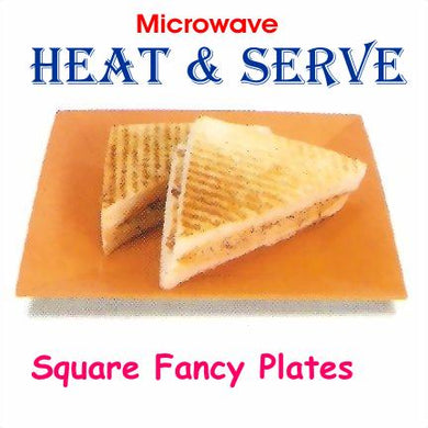 Trust Microwave Heat Square Shape Plate - halfrate.in