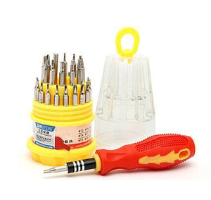 Saleshop365® Jackly 31 In 1 Screw Driver Set Magnetic Toolkit - halfrate.in