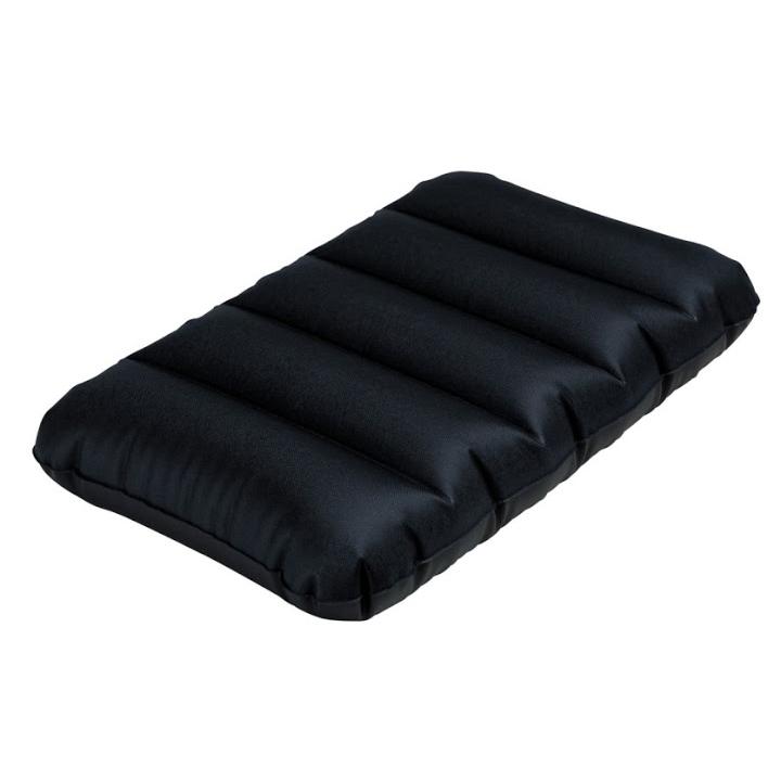 Travel Air Inflatable Velvet Pillow (Blue) - Easy while Traveling - halfrate.in