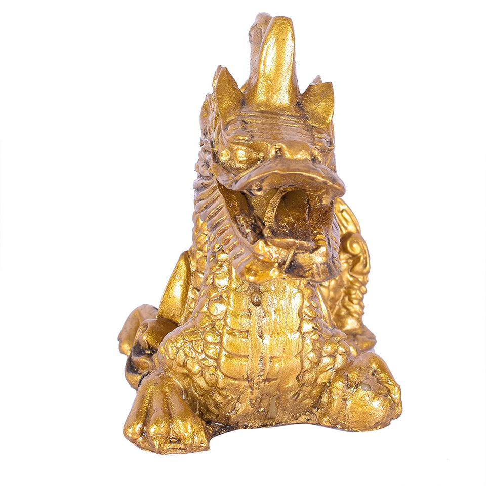 Golden Dragon for Strength, Good Health, Happiness, Wealth, Power Feng Shui