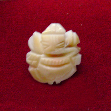 Ganesha Carved on Natural Gomti Chakra