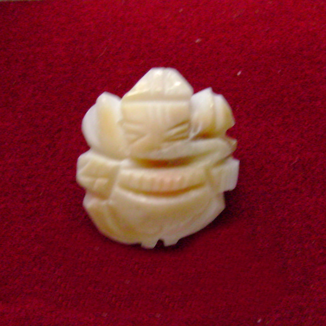 Ganesha Carved on Natural Gomti Chakra