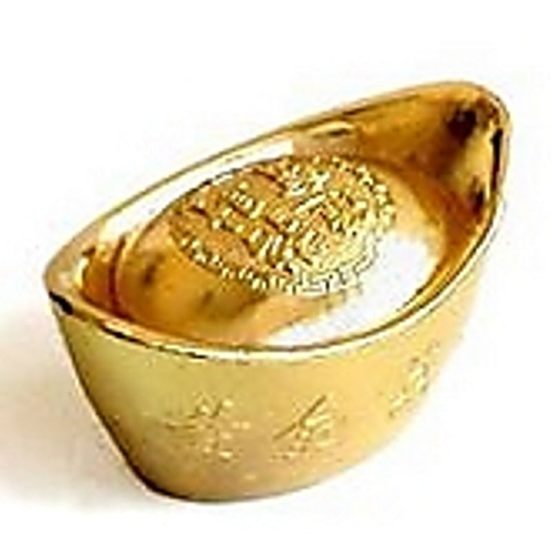 Golden Boat , Ingot Symbol for Prosperity and wealth the best Feng Shui Cure