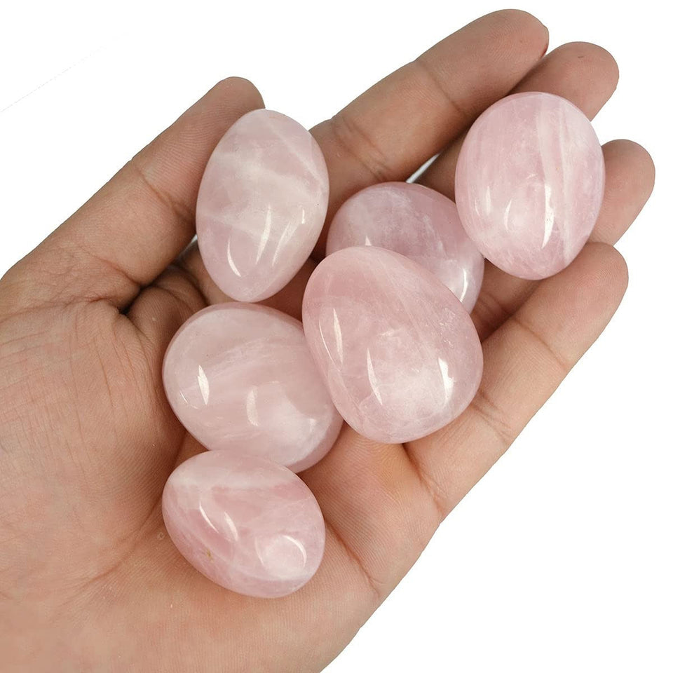 Rose Quartz Tumble Stone Single pc