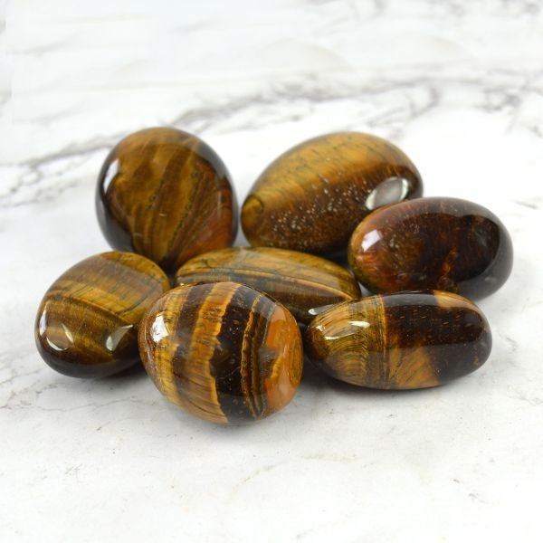 Tiger's Eye Tumble Stone Single pc