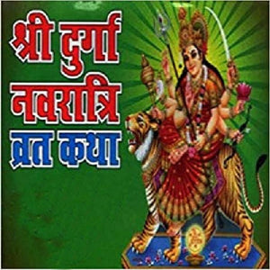 Shri Durga Navratri Vrat Katha Book Aarti Sahit In Hindi + Gold Plated Shri Yantra Energized