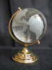 New Crystal Globe With Golden Stand for Success Good Luck and Prosperity - Feng Shui Item