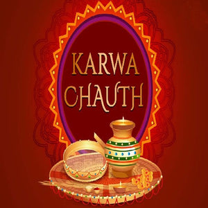 Karva Chauth Vrat Katha Book Aarti Sahit IN HINDI + Gold Plated Shri Yantra Energized