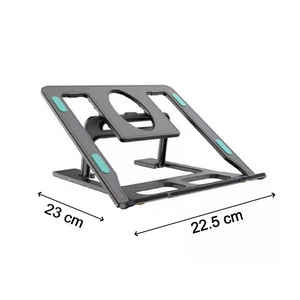 Slim and Light Foldable & Adjustable Portable Laptop Plastic Stand For Laptop - correct your posture while working