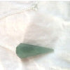 Green Aventurine Faceted Dowsing Pendulum With Chain Energized and Charged for Reiki Puja & Crystal Healing