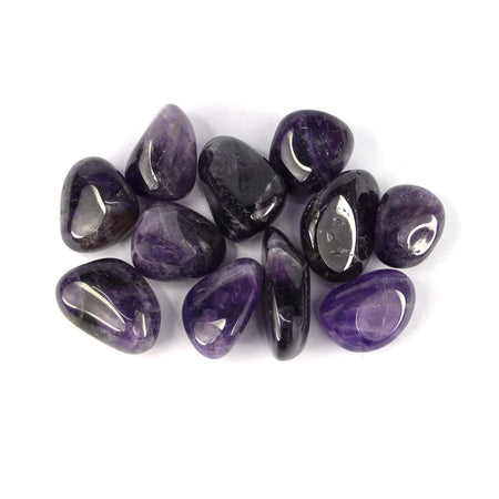 Dark Amethyst Small Crystal Tumble Stone Single pc