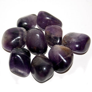 Dark Amethyst Small Crystal Tumble Stone Single pc